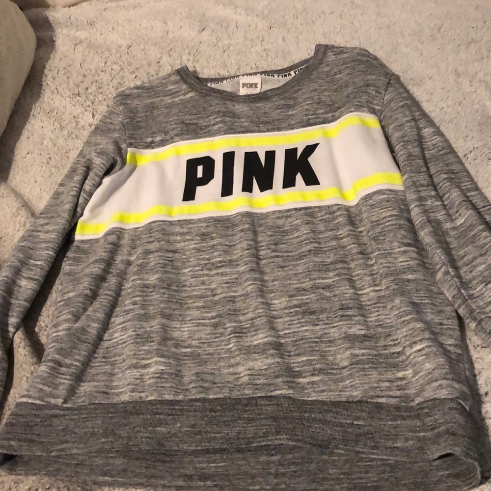 Pink crew neck